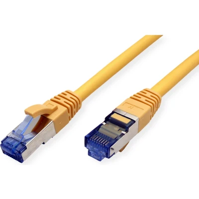 Afbeelding van VALUE Patchkabel Kat.6A (Class EA) S/FTP (PiMF), LSOH, geel, 3 m