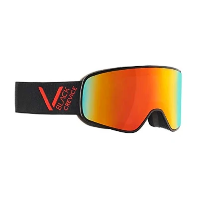 Afbeelding van Black Crevice Skibril Schladming dubbele lens, anti condenscoating, UV400 bescherming (zwart/rood, L (hoofdomtrek 58 61 cm)