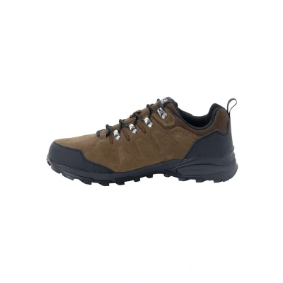 Afbeelding van Jack Wolfskin Refugio Texapore LOW M Sportieve wandelschoenen, Heren, Maat: 44.5, Brown / phantom Leer