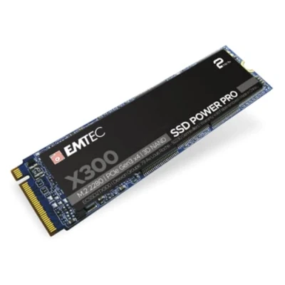 Afbeelding van Emtec ECSSD2TX300 interne SSD 3.0 NVMe collectie X300 Power Pro 3D NAND 2 TB