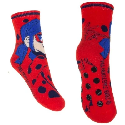 Afbeelding van Miraculous ladybug Badstof Antislip maat 23 26