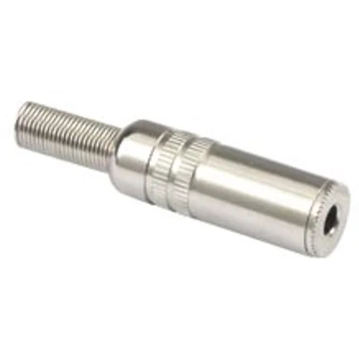 Afbeelding van 3,5mm Jack (v) connector metaal 2 polig / mono