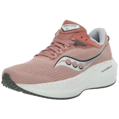 Afbeelding van Saucony Triumph 21 Hardloopschoenen neutraal, Dames, Maat: 38, Lotus/bough Textiel/ synthetisch