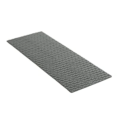 Afbeelding van Antislip badmat van rubber SBS TP met 126 zuignappen, design diamond, grijs, afmetingen: 97 x 36 cm