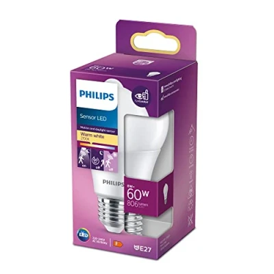 Afbeelding van Philips Lighting 78273300 LED lamp Energielabel F (A G) E27 8 W = 60 Warmwit (Ø x l) 6.25 cm 12.2 1 stuk(s)