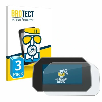 Afbeelding van BROTECT Screenprotector voor BMW R 1250 GS Adventure Connectivity TFT 6.5&quot; Folie Beschermfolie Beschermglas matte (3 Stuks)