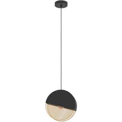 Afbeelding van EGLO Mumbles Hanglamp E27 28,5 cm Zwart/Goud