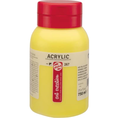 Afbeelding van Talens Art Creation acrylverf flacon van 750 ml, azogeel citroen