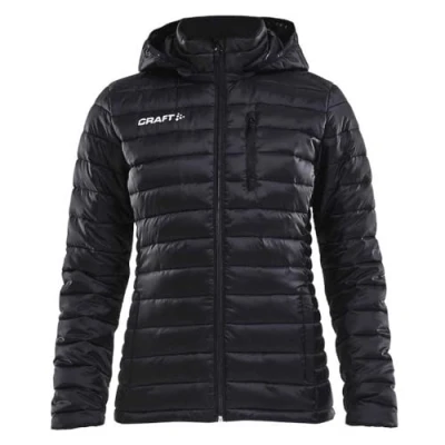 Afbeelding van Craft Isolate Donsjas Met Kap Dames Zwart Maat: XL