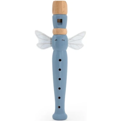 Afbeelding van Label Blauw Houten Fluit LLWT 04434