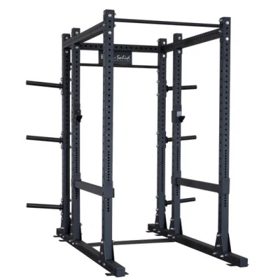 Afbeelding van Body Solid Full Commercial Power Rack Uitgebreide Basis KSPR1000BACK Zwart Metaal