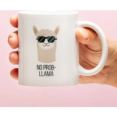 Afbeelding van Mok No Prob llama van Ditverzinjeniet