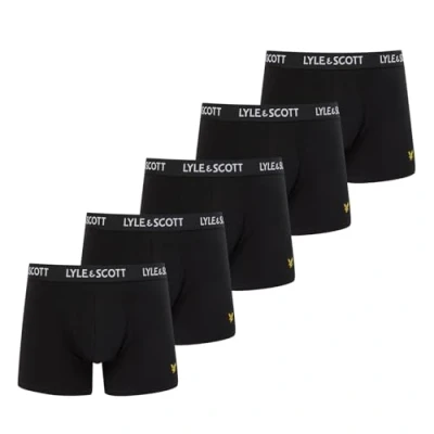 Afbeelding van Lyle &amp; Scott Miller 5 PACK Onderbroeken, Heren, Maat: Medium, Black