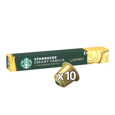 Afbeelding van 25% korting Starbucks Creamy Vanilla 10 Koffiecups 1 stuk 50 g