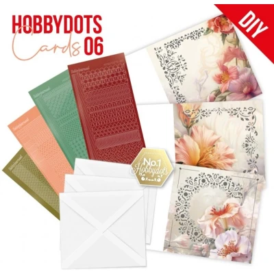 Afbeelding van Dot and Do Cards 6 Flowers
