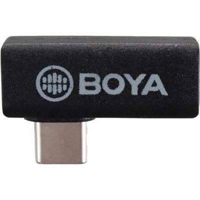Afbeelding van Boya Audio Hoekadapter By k5 Universeel Android Usb c Zwart