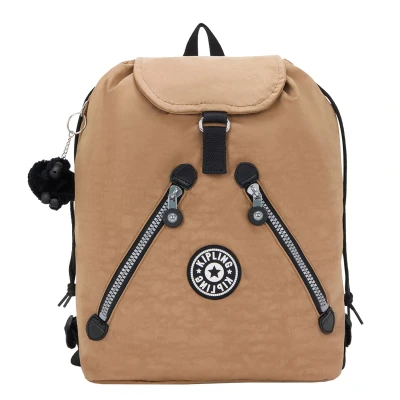 Afbeelding van Kipling rugzak New Fundamental L y2k early tan heritage