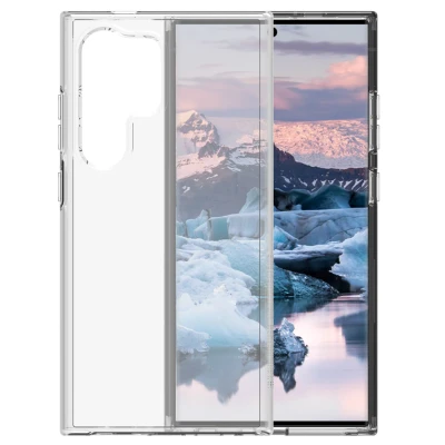 Afbeelding van Samsung Galaxy S24 Ultra Hoesje Gerecycled kunststof dbramante1928 Backcover/Hardcase Transparant Telefoonhoesje Shockproof/Valbescherming