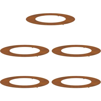 Afbeelding van vidaXL Corten staal Plantenbak Groot Decoratieve Inzetstukken