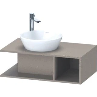 Afbeelding van Duravit D Neo wastafelonderkast 80x26x48cm Linnen Mat