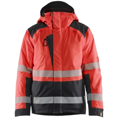 Afbeelding van Blaklader 4455 1987 Winterjas High Vis Rood/Zwart XS