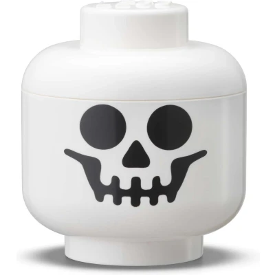 Afbeelding van Lego Opbergbox Hoofd Skelet Mini Polypropyleen Wit
