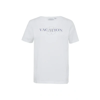 Afbeelding van comma casual identity Shirt navy / wit