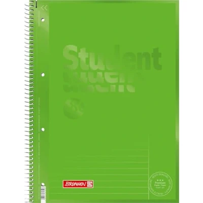 Afbeelding van Brunnen Colour Code College notitieblok, spiraalgebonden, 4 vakken, geleverd 25 A4 90 g/m²