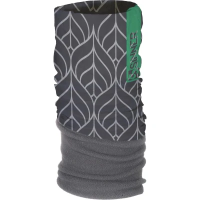 Afbeelding van Sinner Fleece Bandana Leaves Geo Unisex Nekwarmer Grijs/Lt.Grijs
