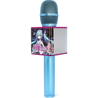 Afbeelding van Hatsune Miku draadloze karaoke microfoon met speaker stemopname
