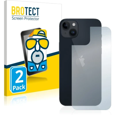 Afbeelding van BROTECT Screenprotector voor Apple iPhone 14 Plus (Achterkant) Folie Beschermfolie matte (2 Stuks)