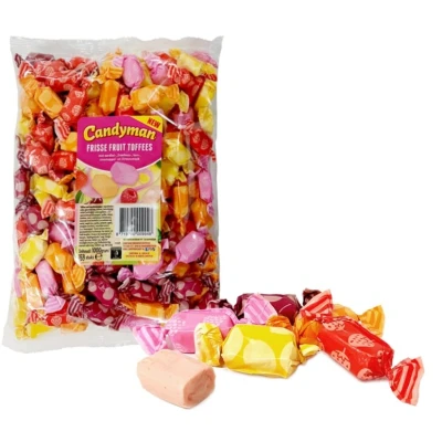 Afbeelding van Candyman Frisse Fruit Toffees 1 Kg