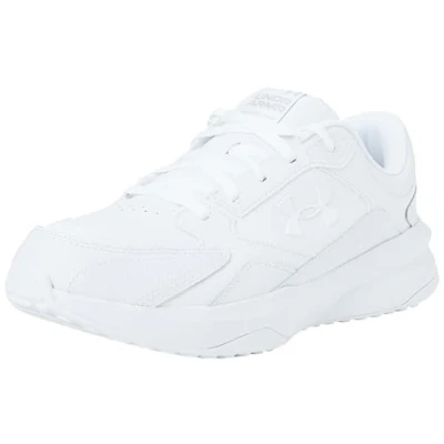 Afbeelding van Under Armour Heren UA Edge Lthr Sneaker, Wit Halo Grijs, 44.5 EU