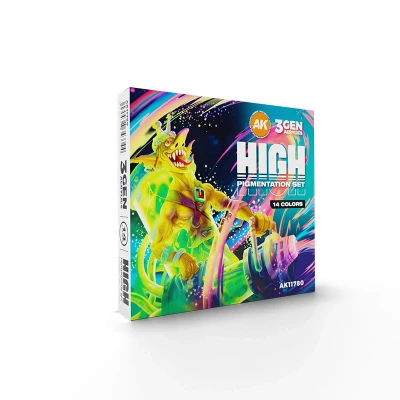 Afbeelding van High Pigmentation Set Color Punch 14 kleuren 17ml AK11780
