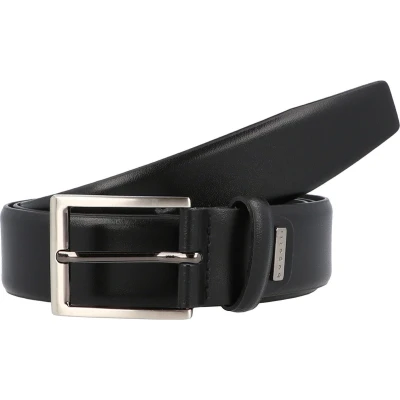 Afbeelding van bugatti Regular Riem, Heren, Maat: 90, Schwarz