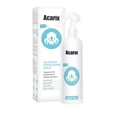 Afbeelding van Acarix mijtenspray Effectieve Voor matrassen, bedden en textiel mensen met een allergie Elimineert mijten huisdierallergenen van kat hond Efficiënte 400 ml