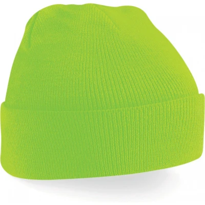 Afbeelding van Beechfield Muts Original met omslag B45 Fluorescent Green