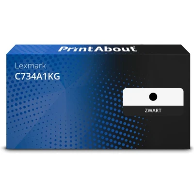 Afbeelding van Huismerk Lexmark C734A1KG Toner Zwart