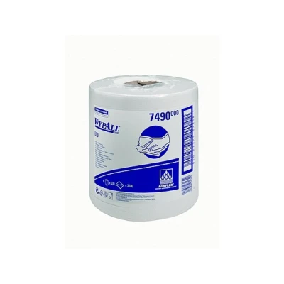 Afbeelding van Wypall 7490 Poetsdoeken Combirollen L10 Wit 1 Laags