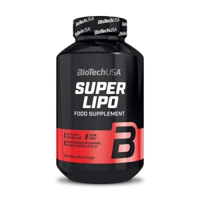 Afbeelding van BioTechUSA Super Burner Caffeine free dietary supplement tablets with L carnitine, CLA, HCA, green tea extract, inulin, amino acids, vitamins and minerals, 120