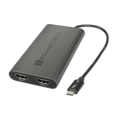 Afbeelding van Sonnet Thunderbolt Dual 4K HDMI 2.1 adapter Apple