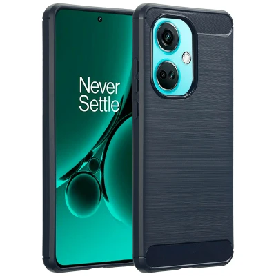 Afbeelding van OnePlus Nord CE 3 Lite Hoesje Siliconen en TPU (zacht) imoshion Softcase/Backcover Donkerblauw Telefoonhoesje