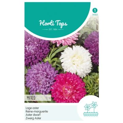 Afbeelding van Callistephus, Dwerg Aster gemengd