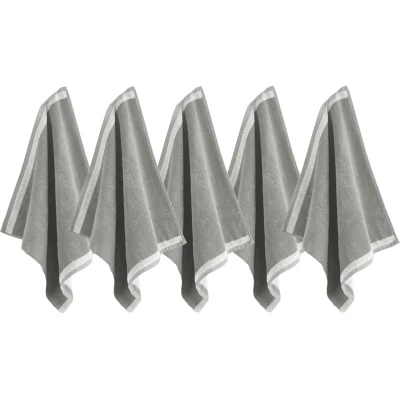 Afbeelding van Byrklund Keukendoek Dry Hands Grijs 5 stuks