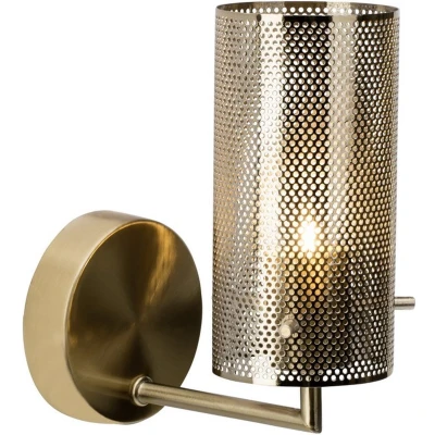 Afbeelding van Brilliant GRACIAN Wandspot Messing