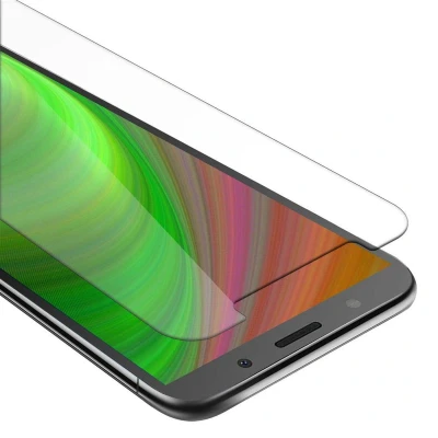 Afbeelding van Cadorabo Screenprotector geschikt voor Huawei Y5 PRIME 2018 / Pantser film Beschermende in KRISTALHELDER Geharde (Tempered) display beschermglas 9H hardheid met 3D Touch