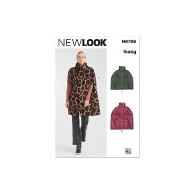 Afbeelding van NEW LOOK UN6768A Misses&#039; Cape maat S M L XL XXL