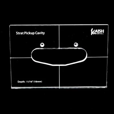 Afbeelding van KAISH Acryl Enkele Coil Pickup Routing Template Templates voor Strat Body