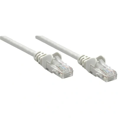 Afbeelding van Intellinet Netwerk Patchkabel, Cat5e, 0,25 m, CCA, U/UTP, PVC, Vergulde Contacten, Snagless CCA 0.25 m Grijs