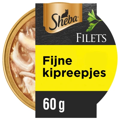 Afbeelding van Sheba Filets In Saus 60 g Kattenvoer Kipfilet